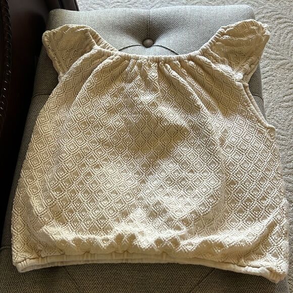 Janie and Jack Crochet Scalloped Trim Top and Shorts Size 16 - Picture 13 of 17